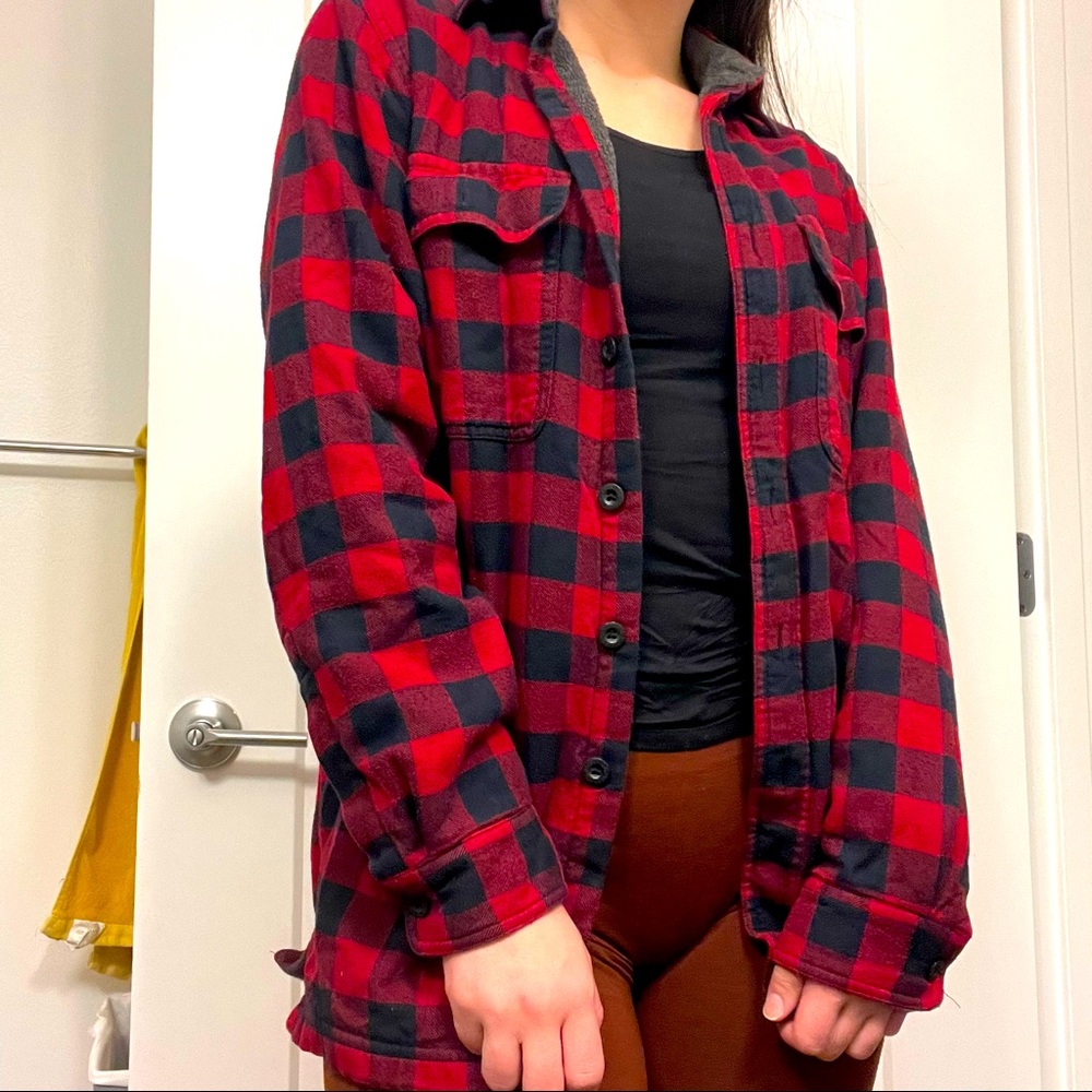 LL Bean Plaid Jacket